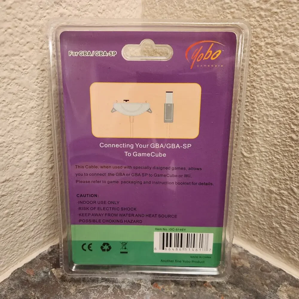 GBA/GBA SP Link Cable to GameCube [6-FT] (NEW) - Gamecube / GBA